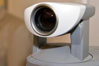 FILE - A webcam is photographed on Wednesday, Nov. 11, 2009 in Muenster, Germany. A study published Wednesday, April 27, 2022 in the journal Nature says if you want to brainstorm during a meeting, it works better in person than over remote video conferencing. (AP Photo/Martin Meissner)