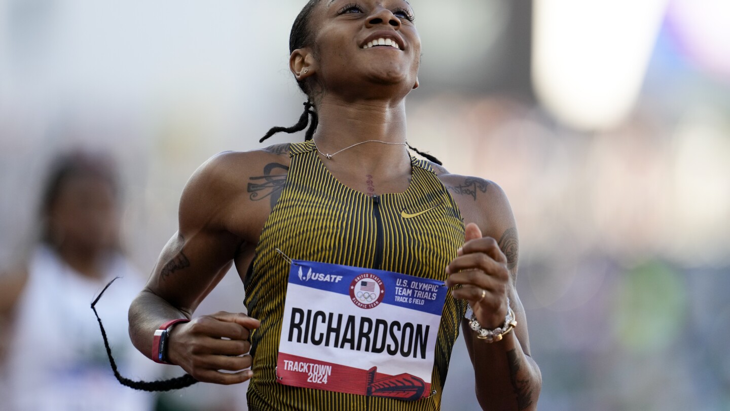 US track team in Paris