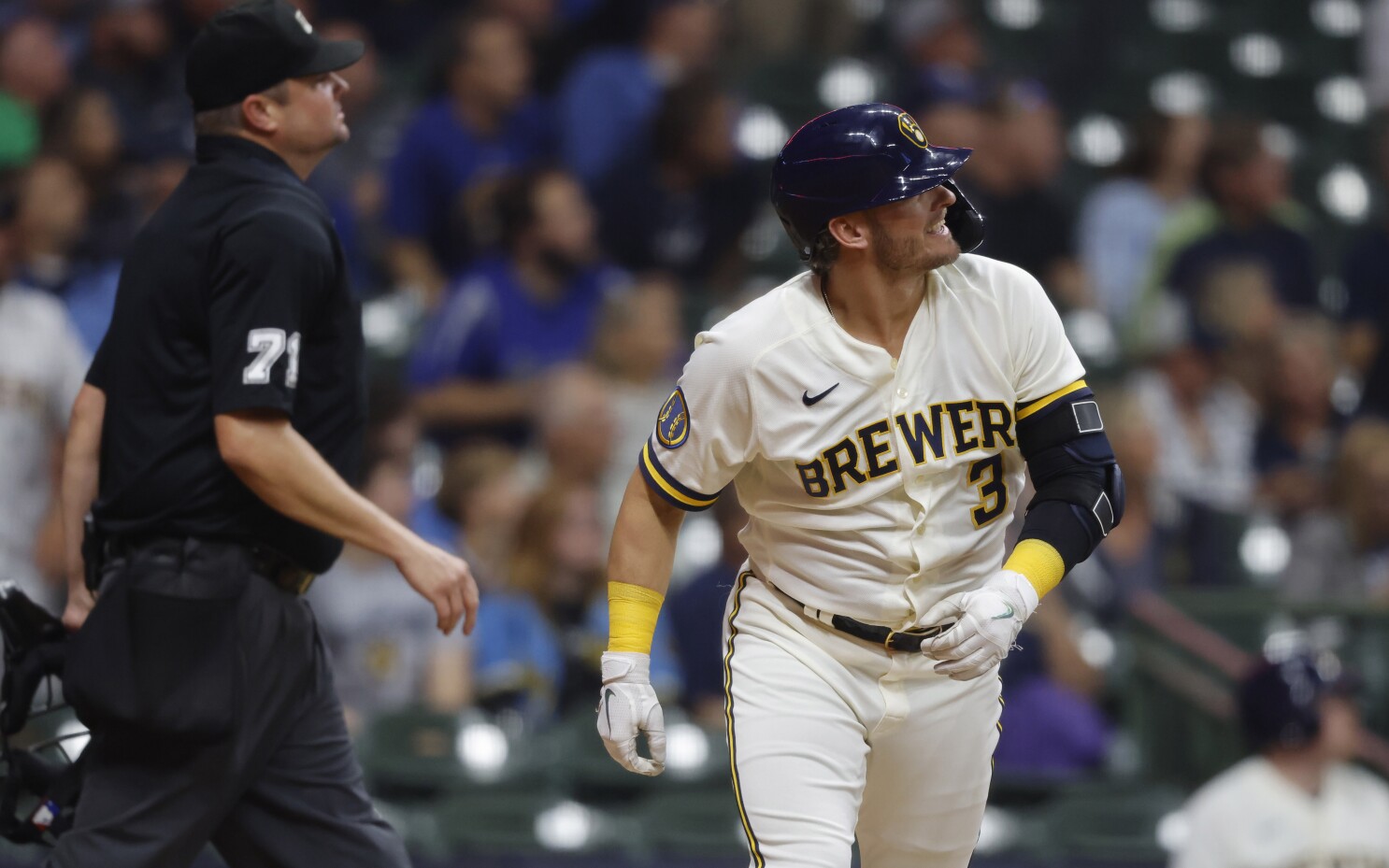 Brewers place Peralta on IL, Hader on family emergency list