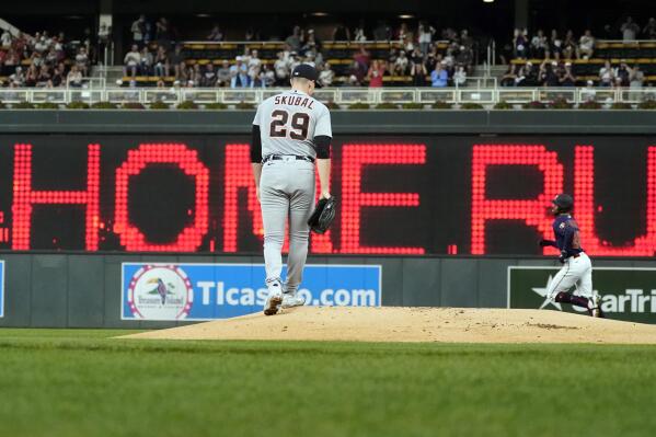 Torkelson slugs 2 HRs and leads Tigers to an 8-7 win over AL  Central-leading Twins - The San Diego Union-Tribune