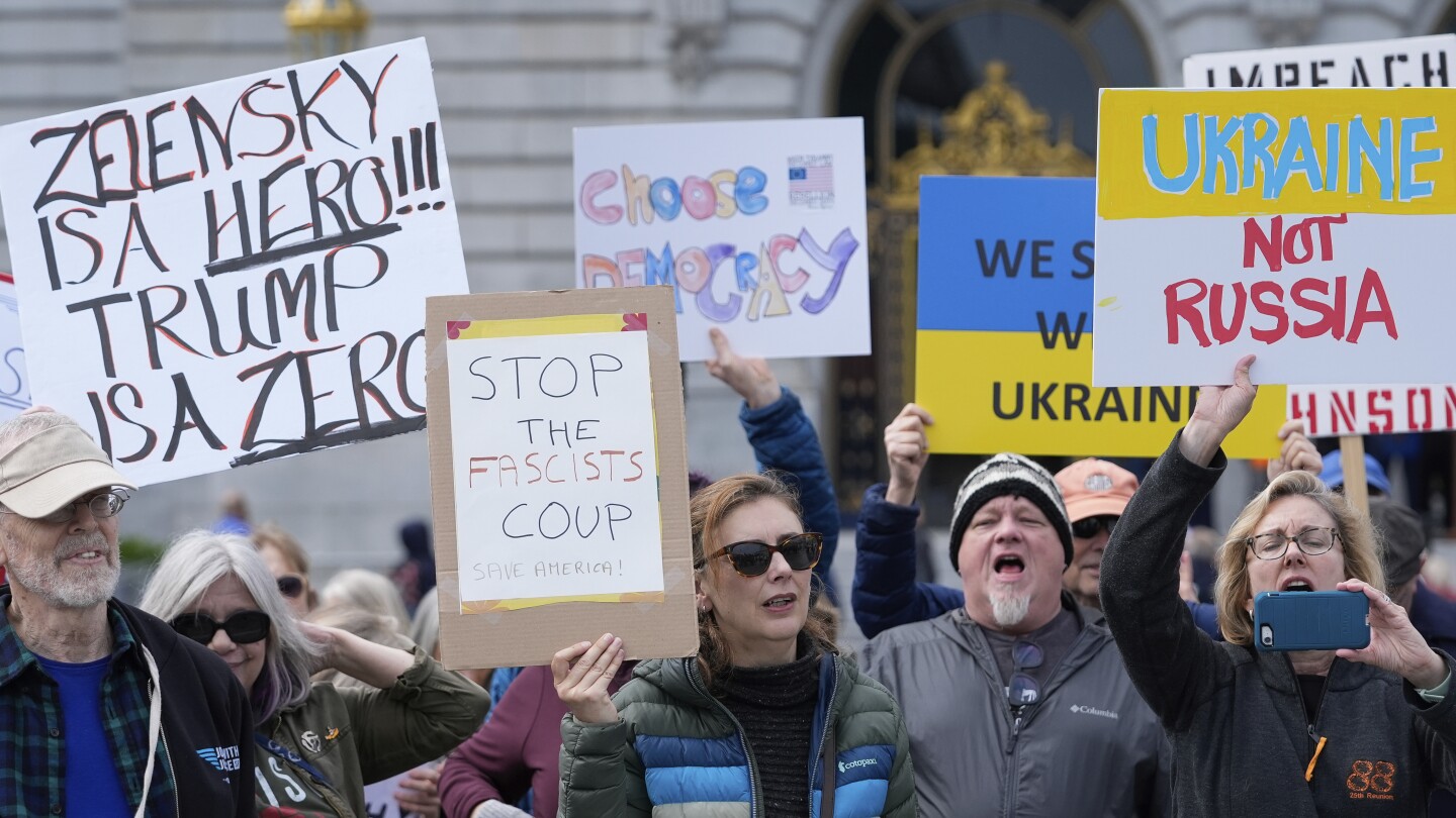 Demonstrators across 50 states look to unify a disparate opposition to Trump and his sweeping agenda