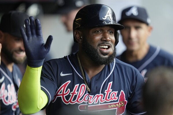 MLB on X: The @Braves complete the comeback to take Game 2