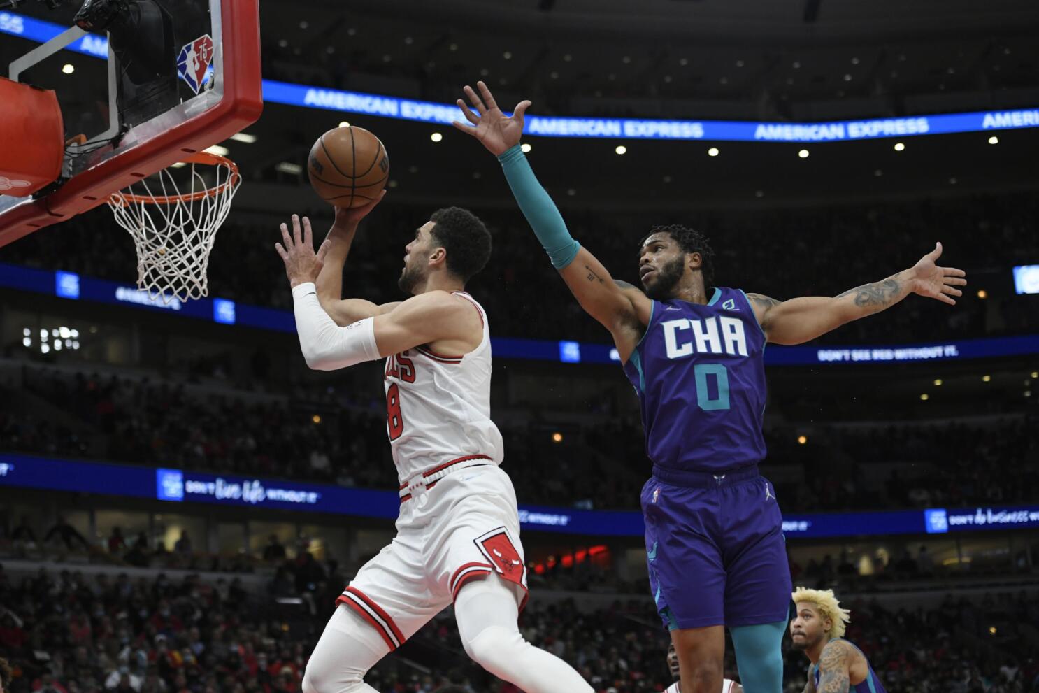 Charlotte Hornets LaMelo Ball and Chicago Bulls Lonzo Photograph