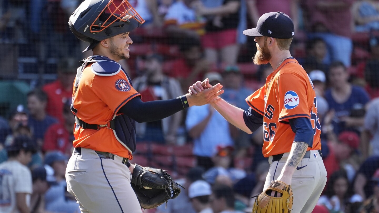 Bregman hit a 3-run homer, Alvarez hit a single and the Astros beat the Red Sox 10-2.