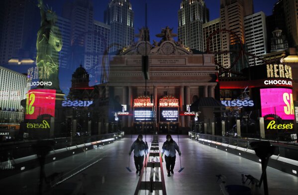Caesars Palace in Las Vegas prepares for reopening with measures to combat  COVID-19
