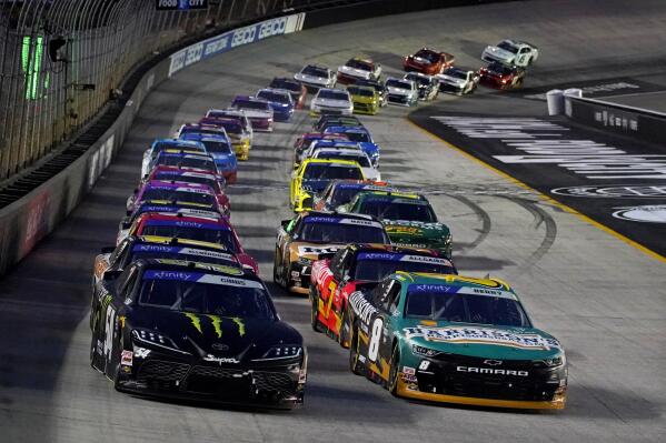 Gragson wins at Bristol for 3rd straight Xfinity title