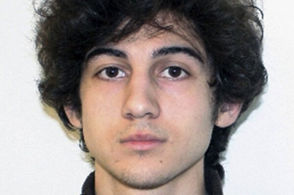 FILE - This file photo released April 19, 2013, by the Federal Bureau of Investigation shows Dzhokhar Tsarnaev, convicted of carrying out the April 2013 Boston Marathon bombing attack. A federal co...