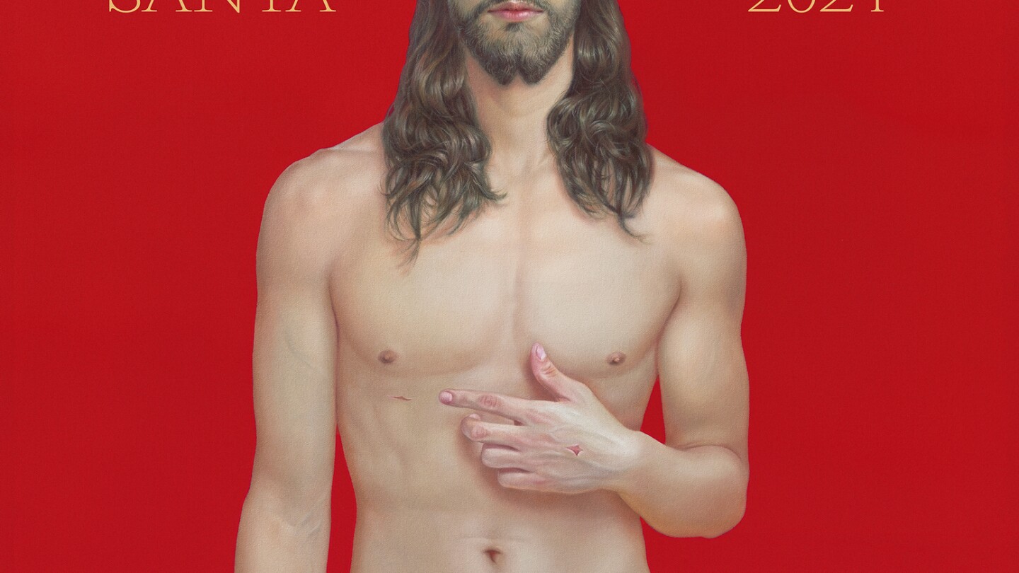 Много хубаво? Великденски плакат, изобразяващ красив Исус със свежо лице, предизвика критики в Испания