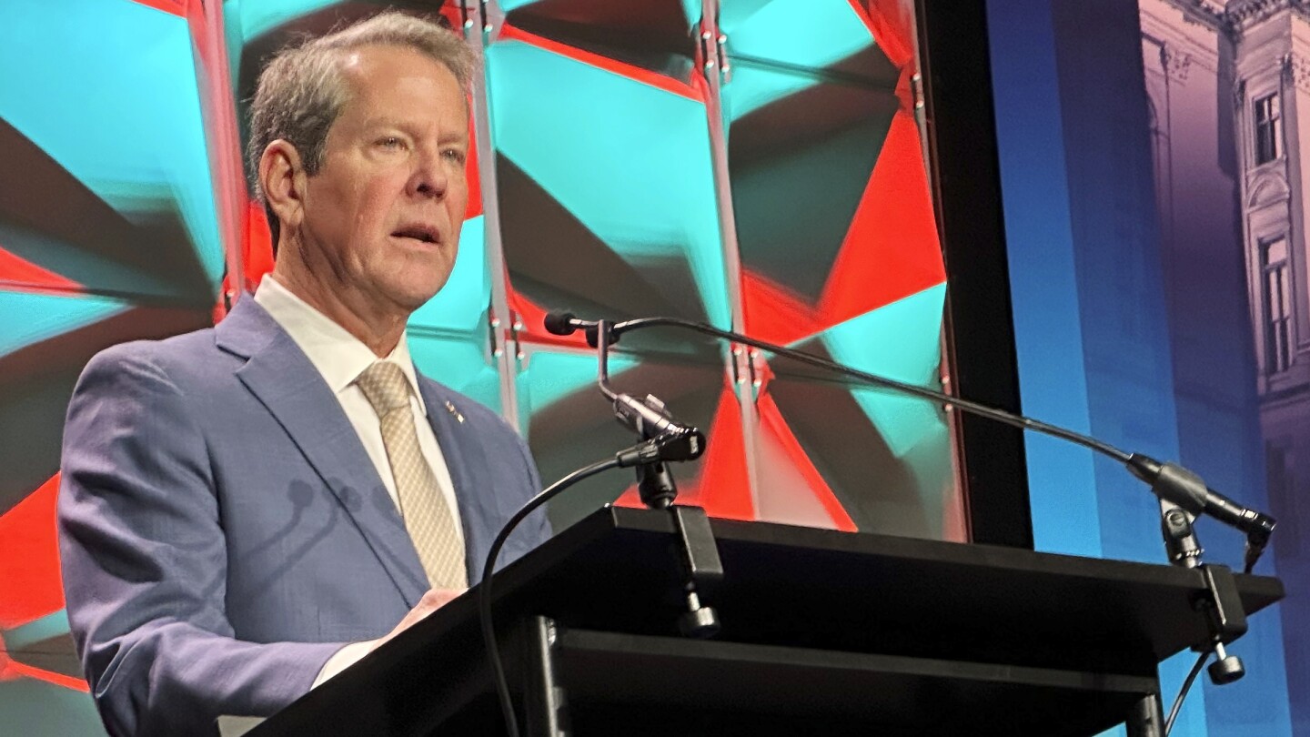 ATLANTA AP — Georgia’s Brian Kemp could tie New York’s