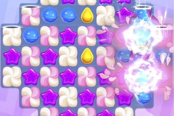 This image provided by King.com Limited shows the “Candy Crush Saga” video game. (King.com Limited via AP)