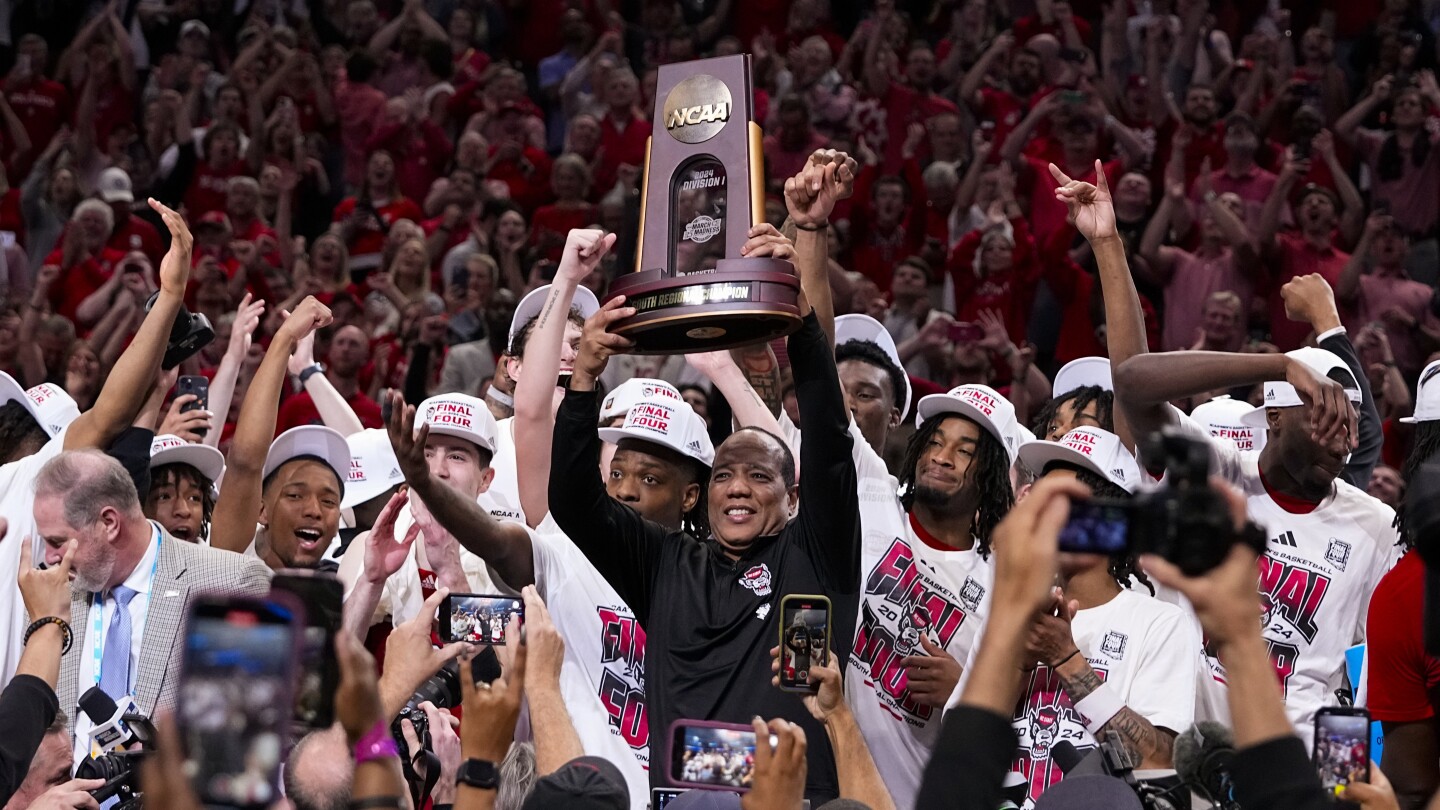 NC State Wolfpack secures a spot in the Final Four of the NCAA Men\'s Basketball Tournament by defeating Duke