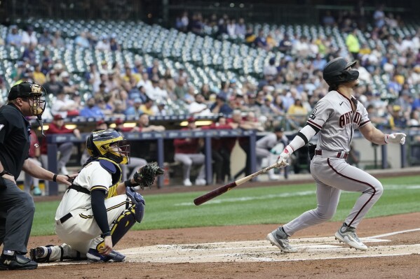 Alek Thomas gets his first Major - Arizona Diamondbacks