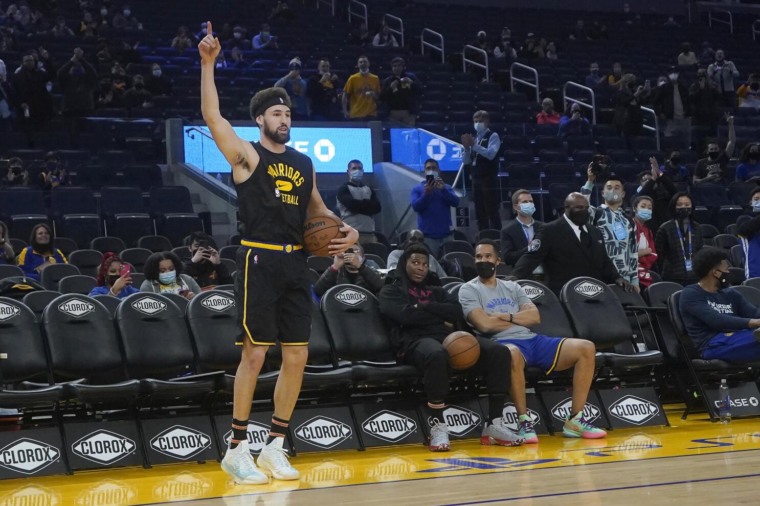 Klay Thompson making his return to basketball after over a year