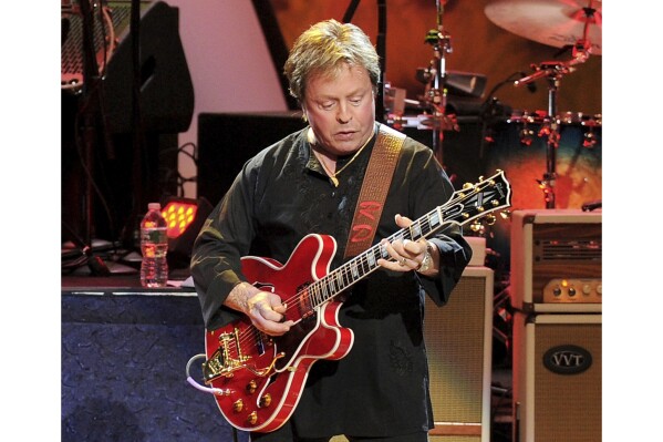 Guitarist Rick Derringer performs at Radio City Music Hall in New York on July 7, 2010. (AP Photo/Evan Agostini, File)