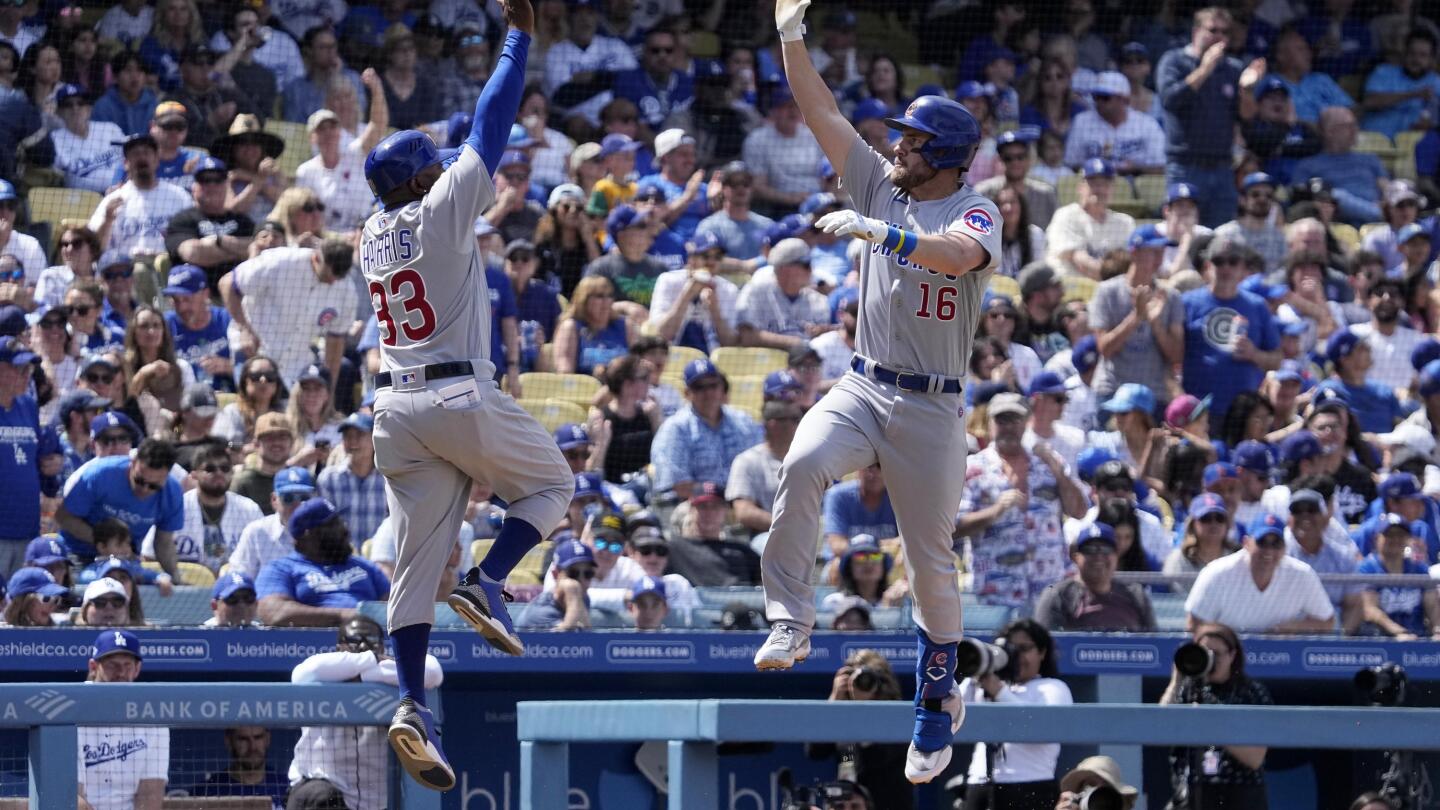 Wisdom, Bellinger HRs lift Cubs to 3-2 win over Dodgers - ABC7 Los