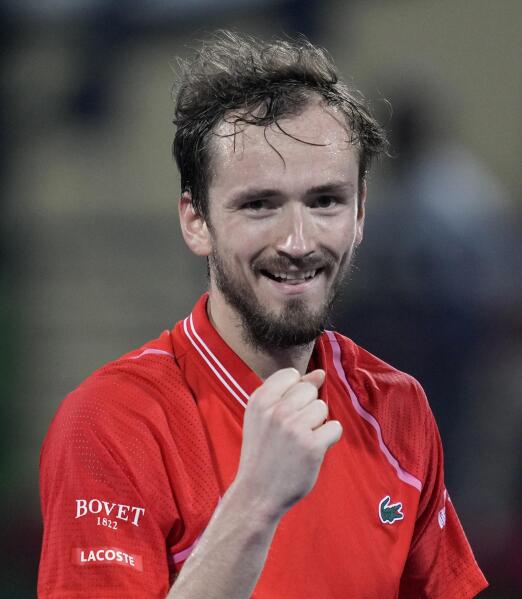 Medvedev ends Djokovic run to book Dubai final with Rublev