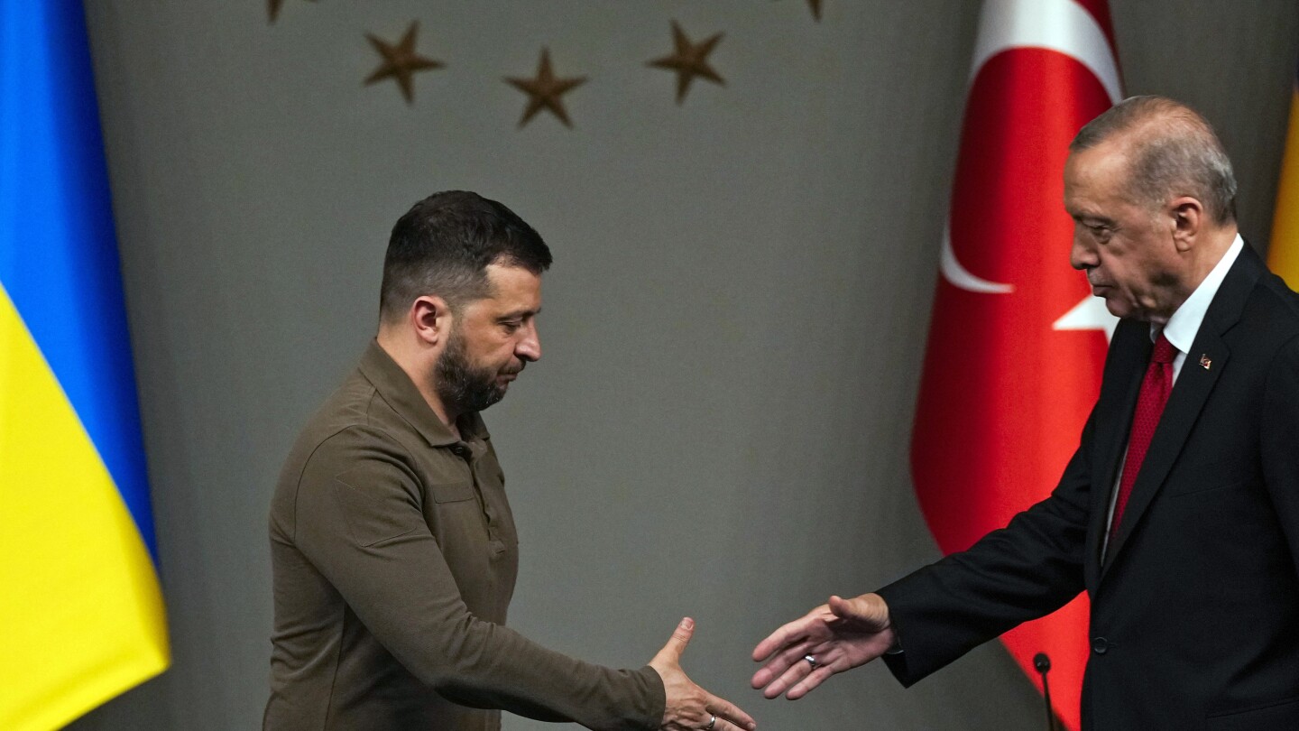 Ukraine’s Zelenskyy visits Turkey, where Erdogan is expected to press for negotiations to end war
