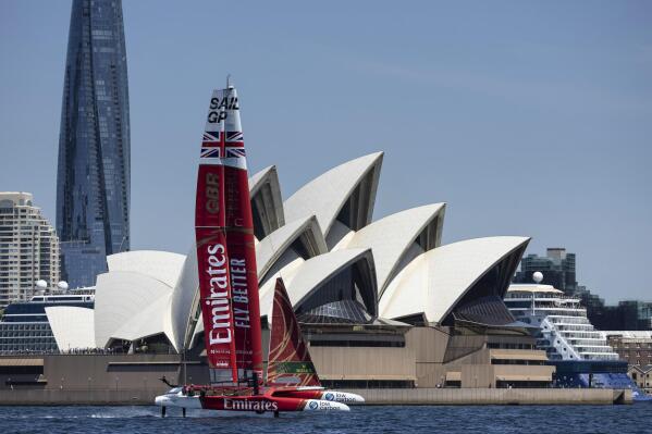 Slingsby steers Flying Roo into lead as Aussies seek first SailGP