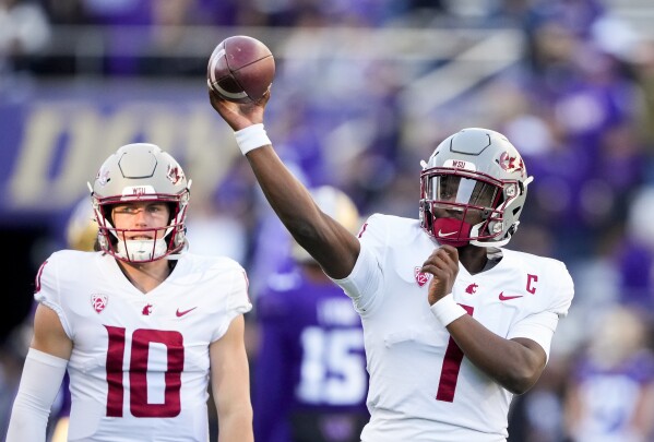 Washington State's Cameron Ward is latest QB to enter portal; JMU's Jordan  McCloud on move again | AP News