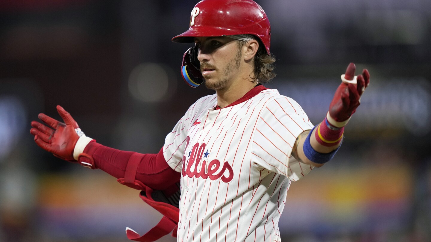 Играчът на All-Star Relief Strahm фенове на Shohei Ohtani на 7-мо място с изравняване на базата, Phillies е на върха на Dodgers 4-3