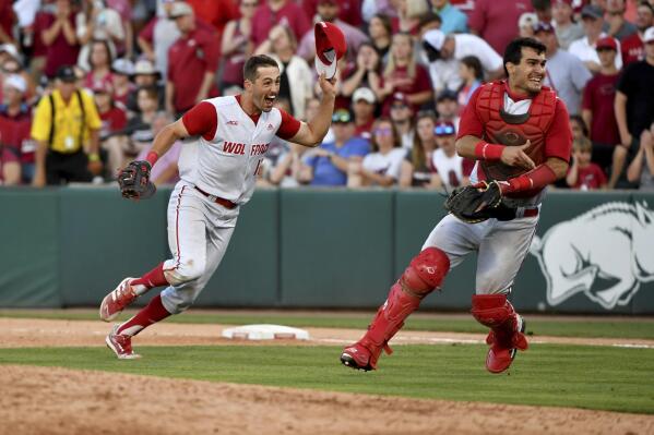 NC State knocks out No. 1 Arkansas on Torres; homer in 9th