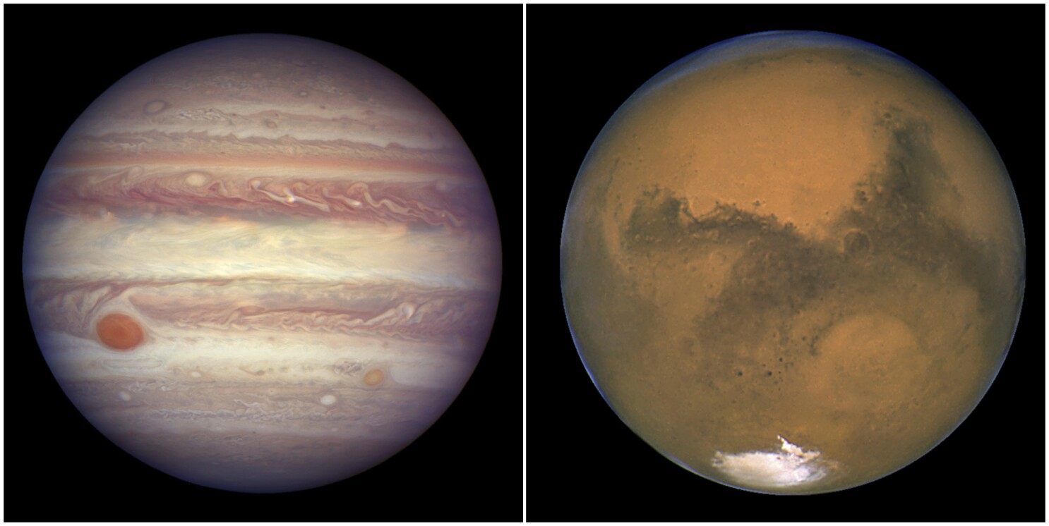 Sky watch: Mars and Jupiter won't get this close again until 2033