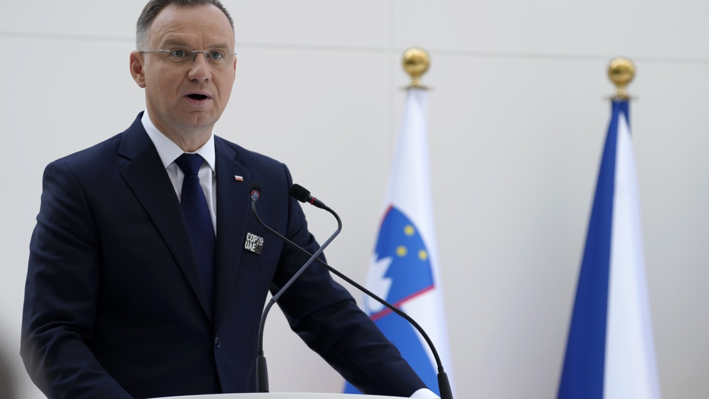 Polish president says he’ll veto a spending bill, in a blow to the new government of Donald Tusk