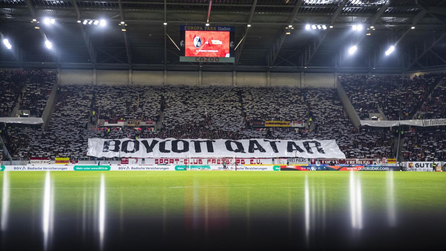 Les supporters des stades allemands appellent au boycott de la Coupe du monde au Qatar