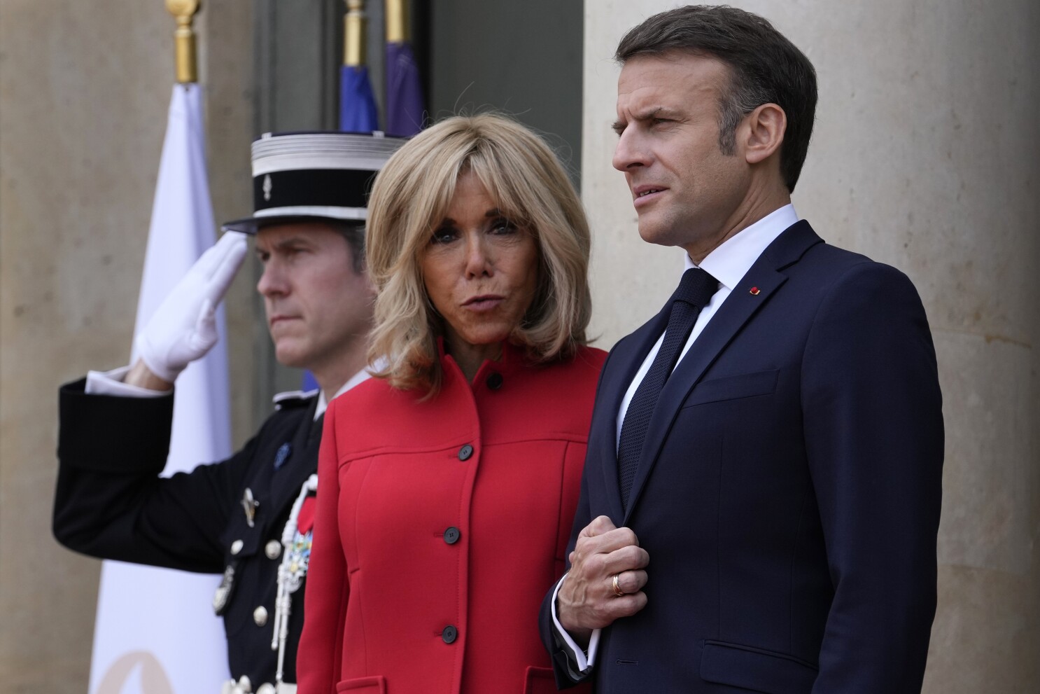 Macron says he's 'super proud' of his wife's cameo in 'Emily in Paris' | AP  News