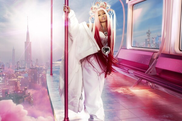 Cette image de couverture publiée par Money/Republic Records montre « Pink Friday 2 » de Nicki Minaj, sorti le 8 décembre. (Young Money/Republic Records via AP)