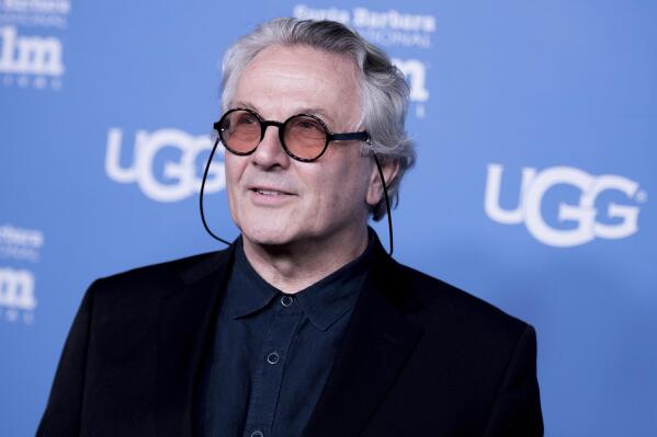 FILE - In this Feb. 11, 2016, file photo, director George Miller arrives at the Santa Barbara International Film Festival 2016 Outstanding Directors Awards held at the Arlington Theatre, in Santa Barbara, Calif. The “Mad Max: Fury Road” prequel “Furiosa” isn’t speeding into theaters anytime soon. The film’s release date was pushed back a year — to May 24, 2024, Warner Bros. said Friday, Sept. 10, 2021. Miller is returning to write and direct the film. (Photo by Richard Shotwell/Invision/AP, File)