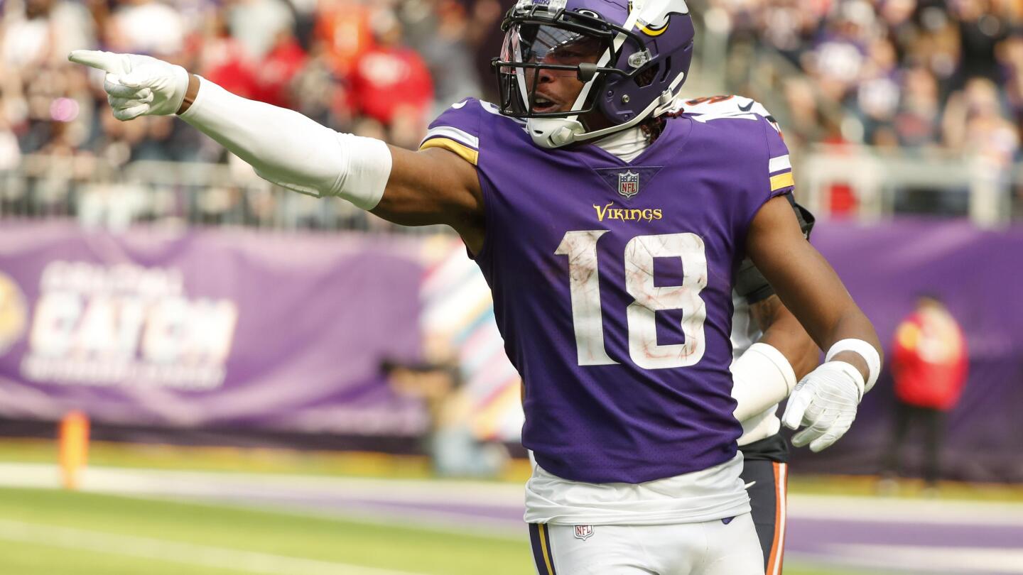 Catch up: Vikings thrive on Jefferson; Hopkins revives Cards