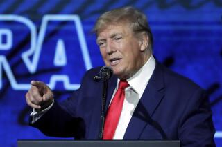 FILE - Former President Donald Trump speaks during the Leadership Forum at the National Rifle Association Annual Meeting, at the George R. Brown Convention Center, May 27, 2022, in Houston. New York's highest court rejected Trump's last-ditch effort to avoid testifying in the state attorney general's civil investigation into his business practices on Tuesday, June 14, 2022, clearing the way for his deposition in July. (AP Photo/Michael Wyke, File)