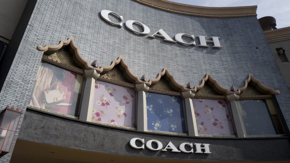 Big fashion is getting bigger. Parent of Coach will buy Versace owner Capri  in $8.5 billion deal