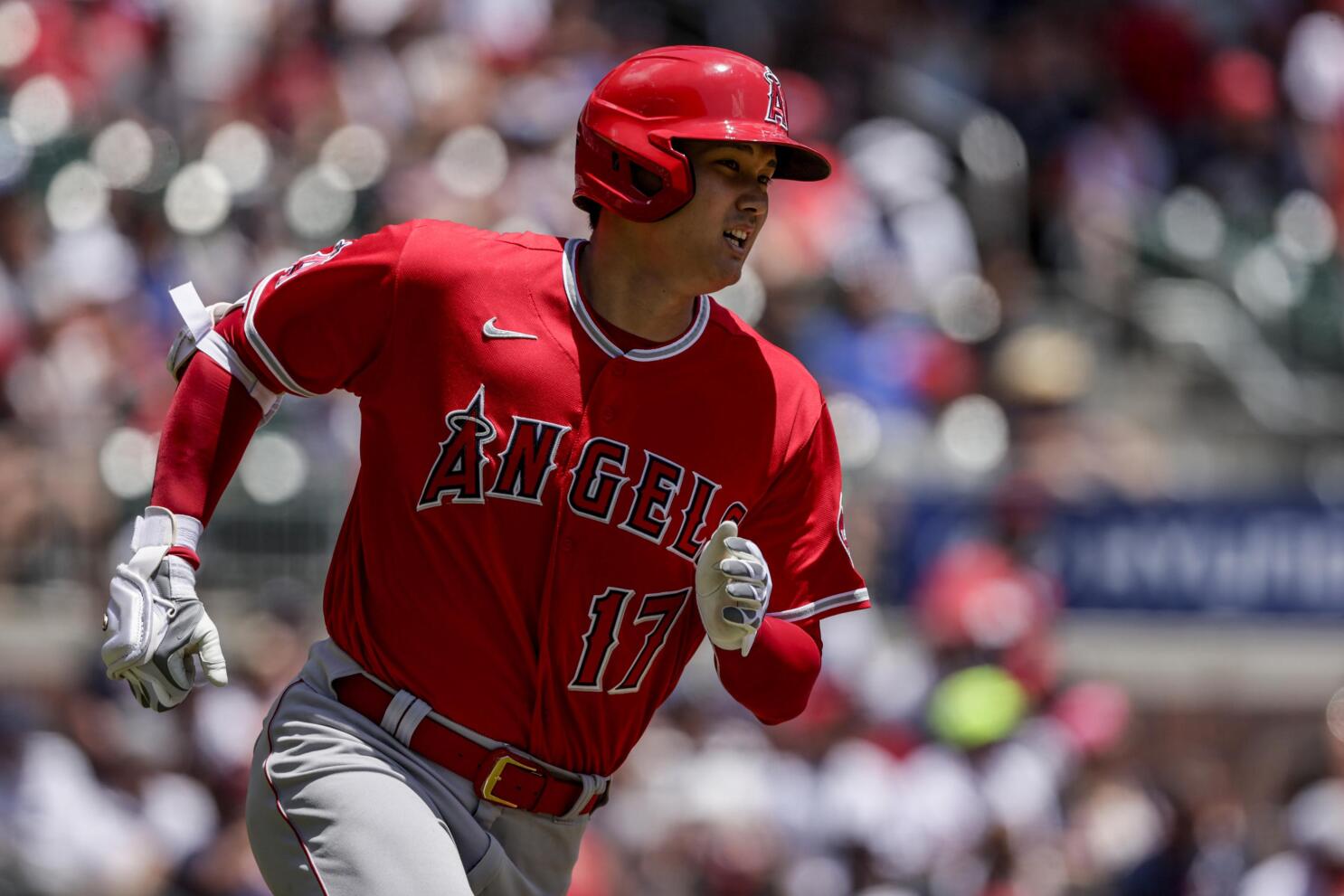 Taylor Ward carted off after taking a pitch to face in Angels