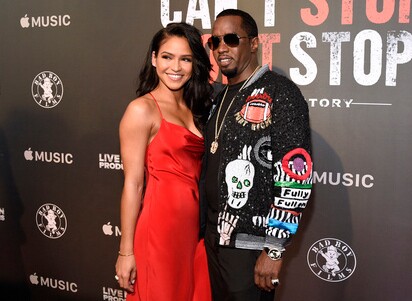 Cassie Ventura, left, and Sean "Diddy" Combs appear at the premiere of "Can't Stop, Won't Stop: A Bad Boy Story" on June 21, 2017, in Beverly Hills, Calif. (Photo by Chris Pizzello/Invision/AP, File)