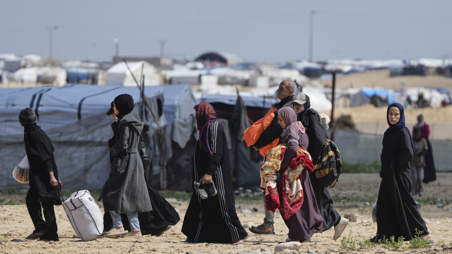 As Israel advances in Gaza, many exhausted families flee again. Some can't bear it