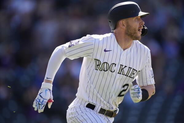 Rockies shortstop Trevor Story participating in 2021 Home Run