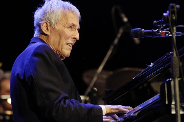 FILE - Composer Burt Bacharach performs in Milan, Italy on July 16, 2011. The Grammy, Oscar and Tony-winning Bacharach died of natural causes Wednesday, Feb. 8, 2023, at home in Los Angeles, publicist Tina Brausam said Thursday. He was 94. (AP Photo/Luca Bruno, File)