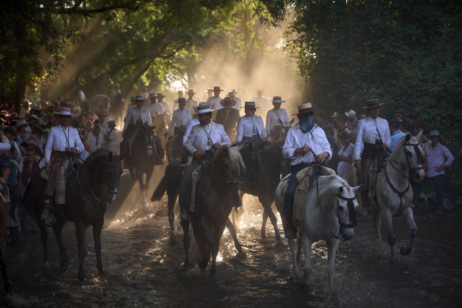 In Spain, a massive pilgrimage honors the Rocío Virgin