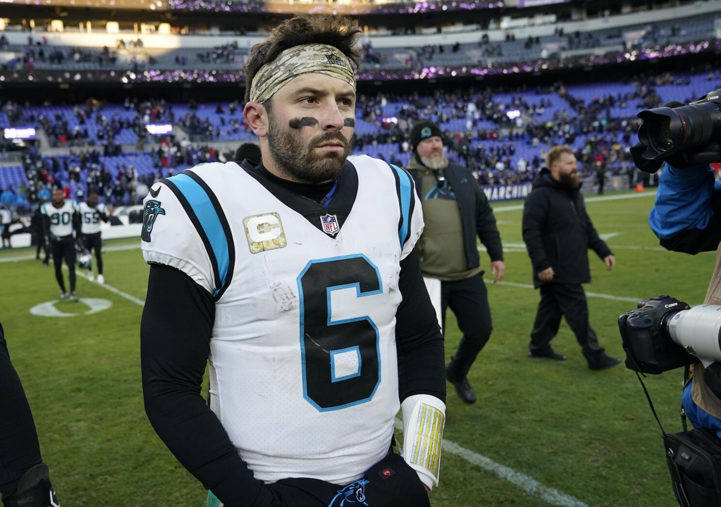 Panthers bench Mayfield; Darnold to start at QB vs Broncos