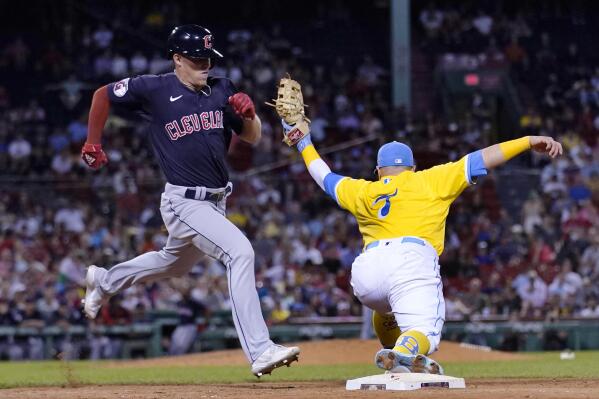 Jones homers for Guardians to spoil Papi's return to Fenway