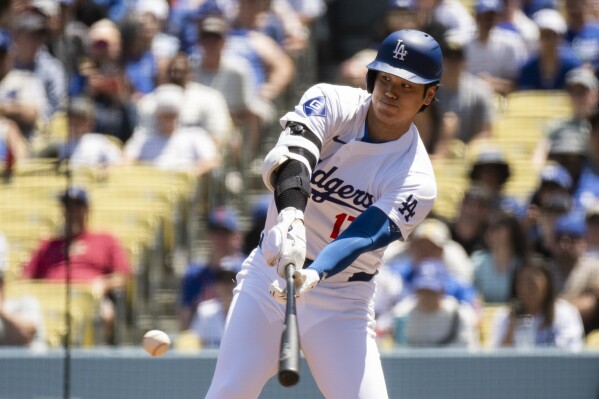 Dodgers' Shohei Ohtani passes Hideki Matsui for most MLB homers by a  Japanese-born player | AP News