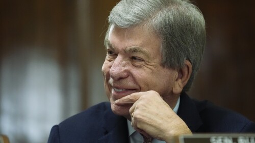 File - Sen. Roy Blunt, R-Mo., during a Senate Rules Committee hearing on Capitol Hill in Washington, Monday, Dec. 19, 2022. Southwest Airlines said Monday, July 17, 2023, it added former U.S. Senator Blunt, to its board of directors. Blunt, 73, spent 14 years in the U.S. House of Representatives and served in the Senate from 2011 until leaving office in January as the fourth-ranking Republican. (AP Photo/Matt Rourke, File)