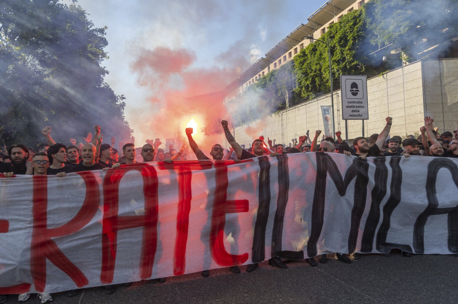 AC Milan supporters organize protests after disappointing season