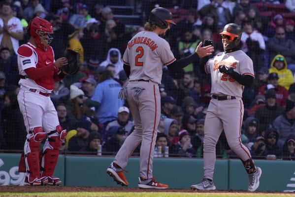 Baltimore Orioles catcher Adley Rutschman hits walk-off home-run