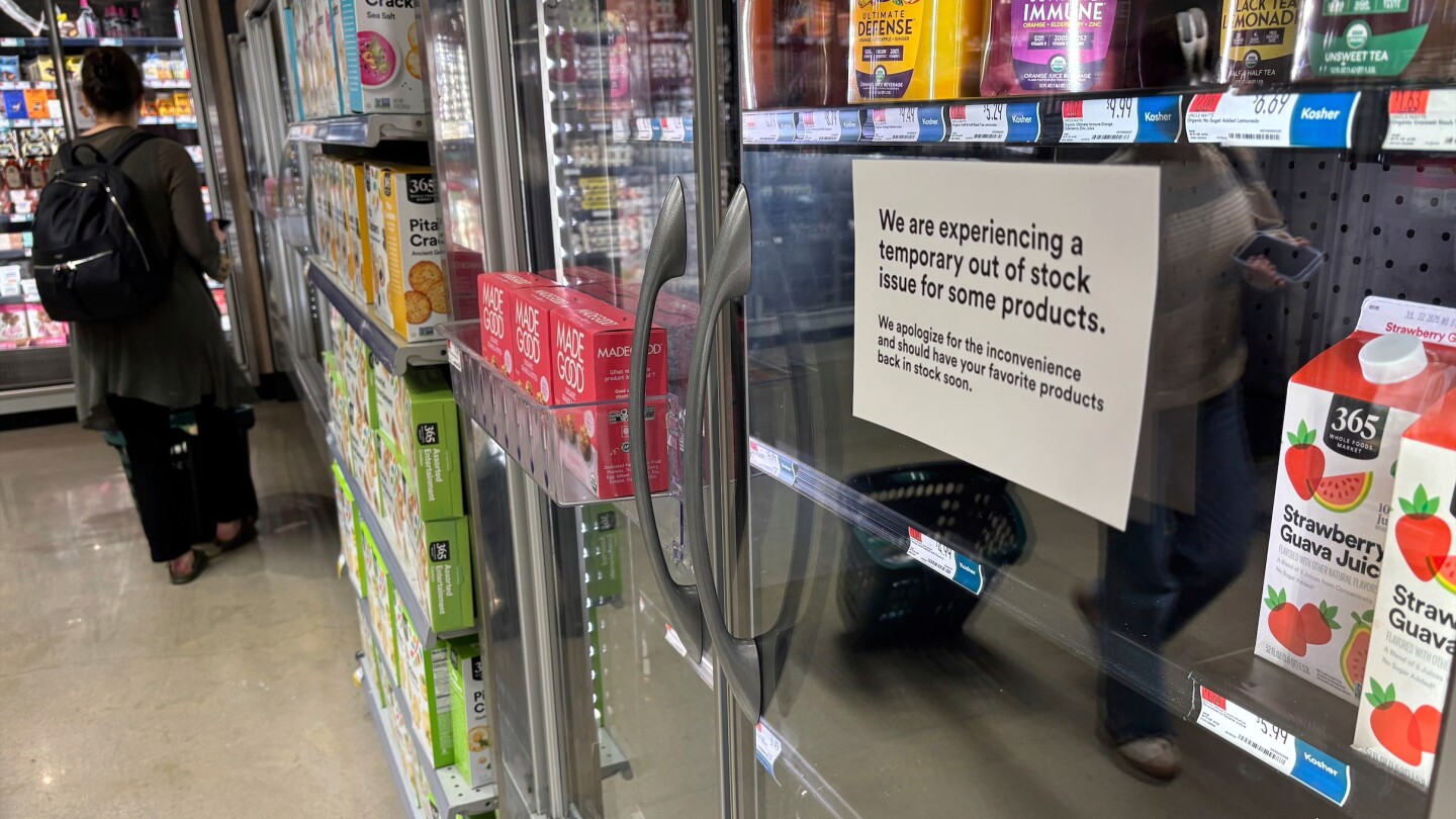 With retail cyberattacks on the rise, customers find orders blocked and shelves empty - AP News