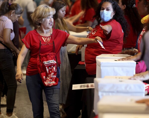 53,000 Las Vegas hotel workers will vote this month on a potential