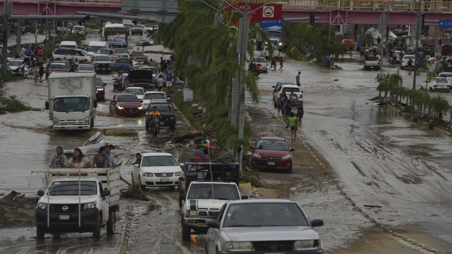 Otis’ stunning turn to monster Pacific hurricane kills at least 27 in Acapulco