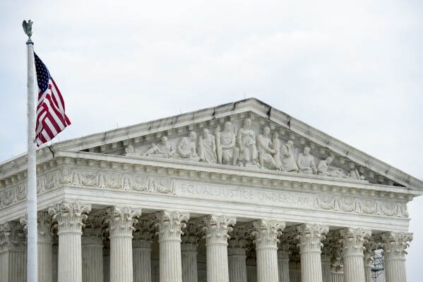 The Supreme Court is seen on Capitol Hill, Feb. 27, 2025, in Washington. (AP Photo/Rod Lamkey, Jr.)